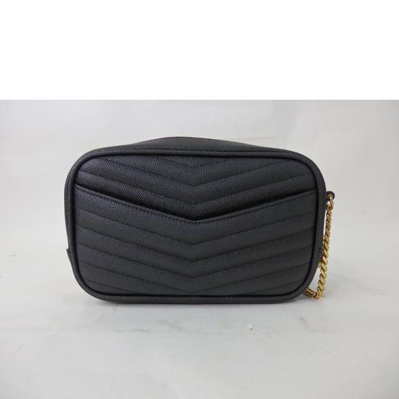 Saint Laurent Logo Black Bag Mini Shoulder Chain - Picture 1 of 7